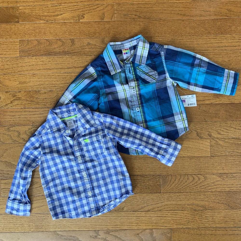 💰2/$25 12 months Button down shirt bundle